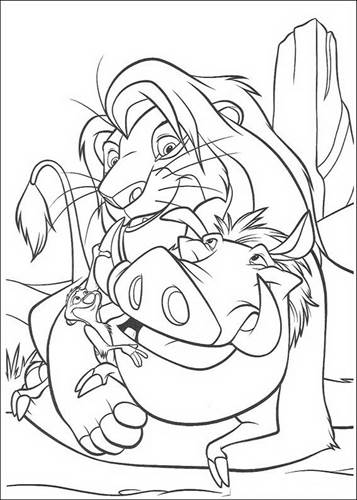 Kids-n-fun.com | 92 coloring pages of Lion King